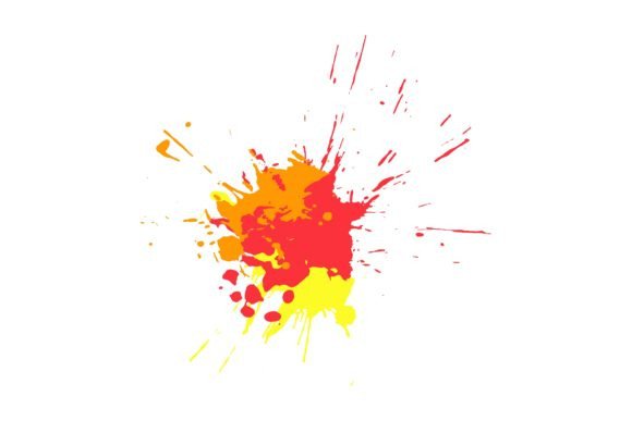 Download Droped Colored Blots and Dots of Paint S - Blots Collection