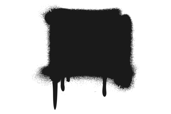 Download Ink Spot with Dripping Black Liquid. Squ - Spot Collection