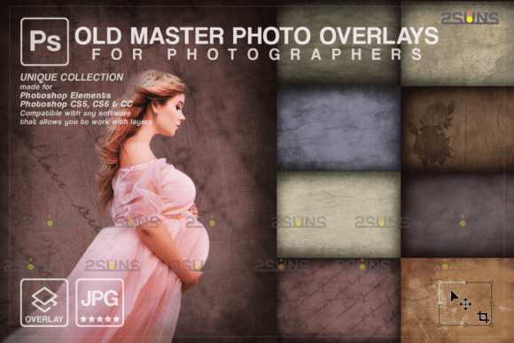 Download Fine Art Textures Photoshop Overlays Old - Overlay Collection