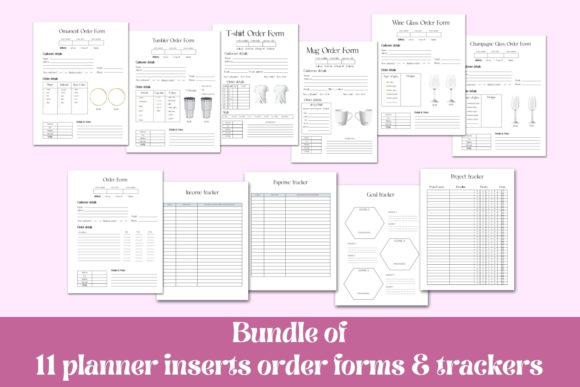 Download Order Forms and Trackers, Craft Shop - Craft Collection